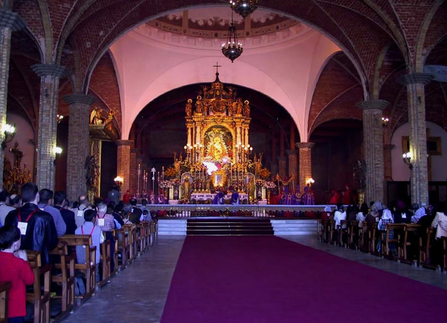 Inside the Palmarian Cathedral